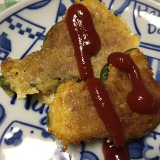 ピーマンのツナ詰め焼き